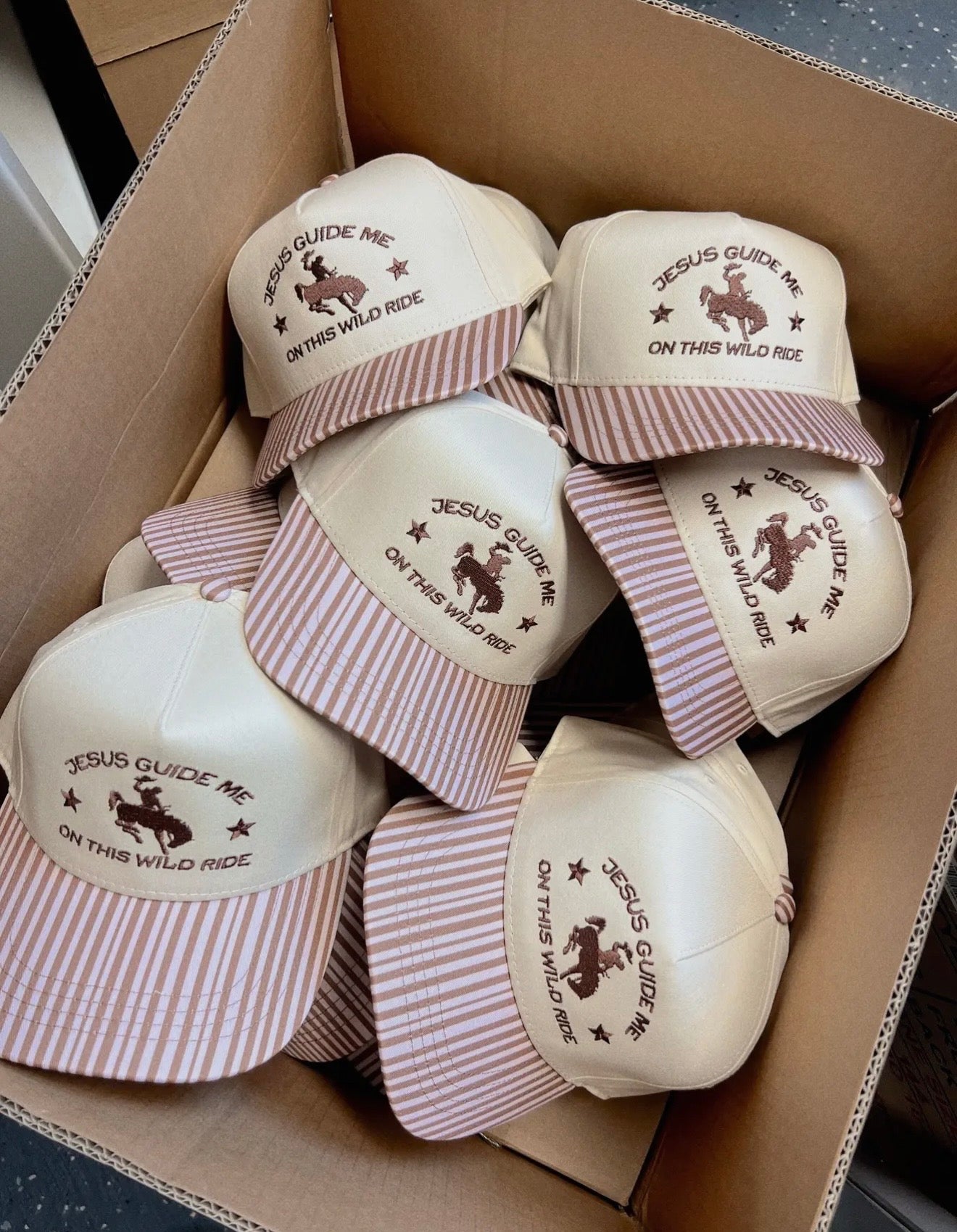 Jesus Guide Me On This Wild Ride Hat