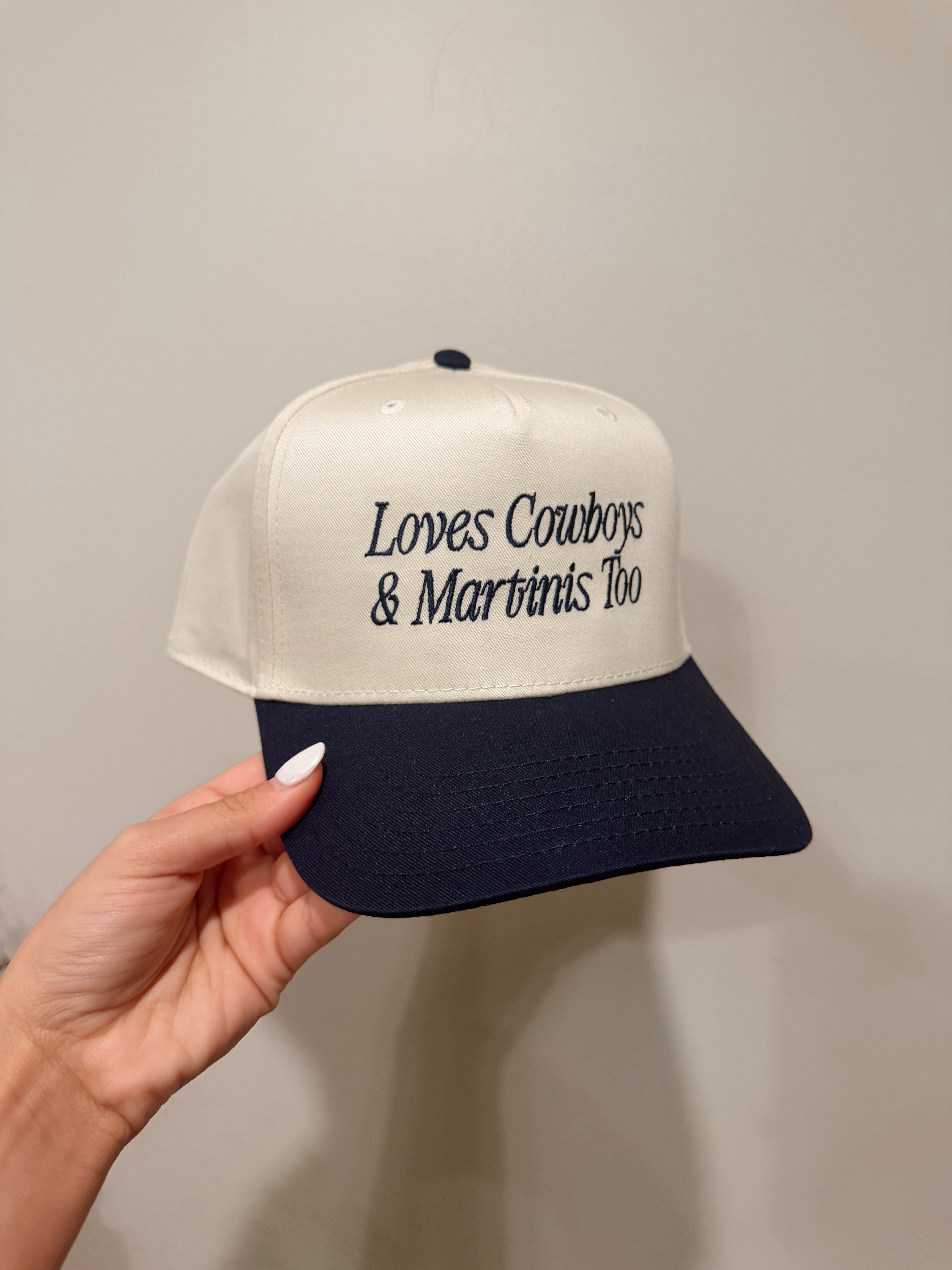 Loves Cowboys & Martinis Too Hat